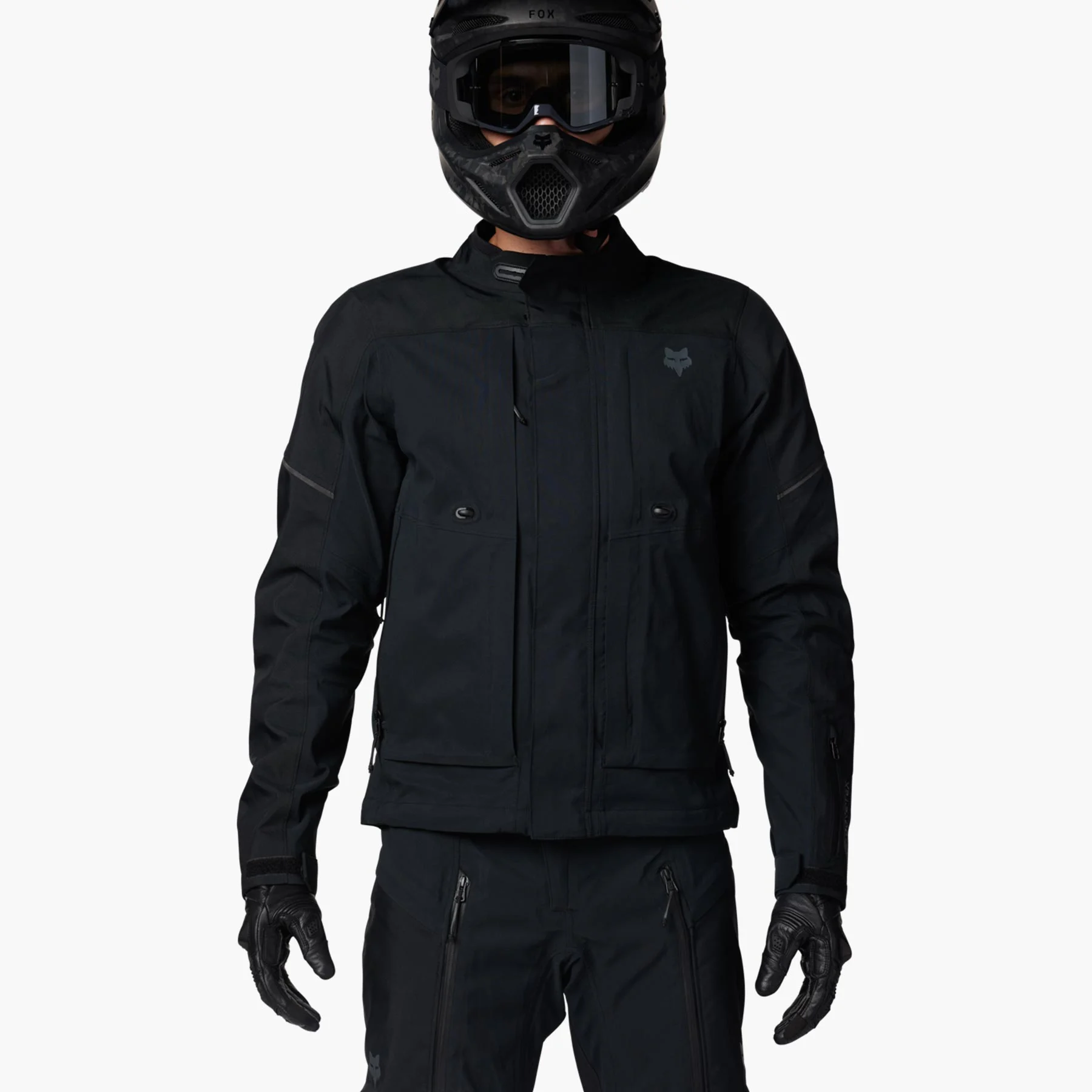 CHAQUETA FOX TRAIL ADVENTURE RANGER GORETEX NEGRA