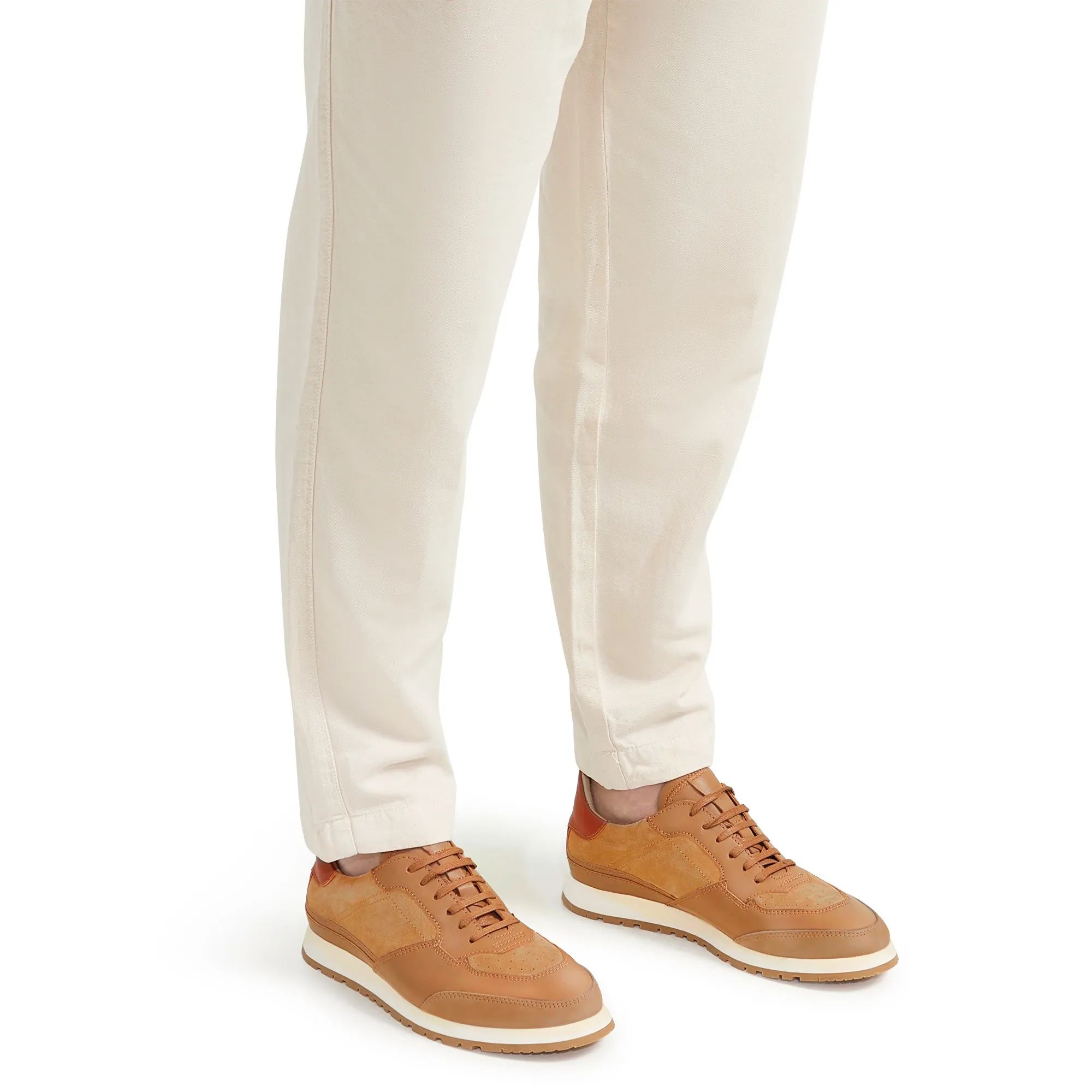 LOTTUSSE ZAPATILLAS DE HOMBRE 001 CUEROCAMEL